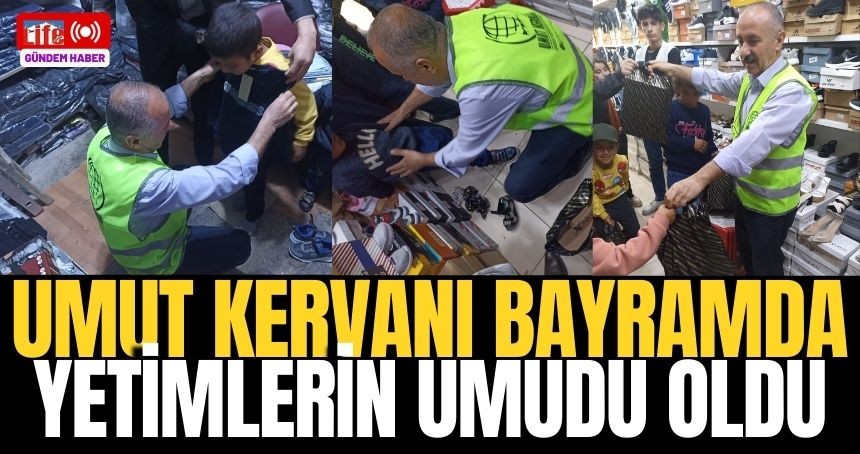 Umut Kervanı bayram öncesi onlarca çocuğu giydirdi