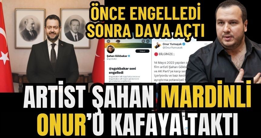 Artist Şahan, Cumhurbaşkanı Erdoğan’ı savunan Mardinli Onur’a kafayı taktı