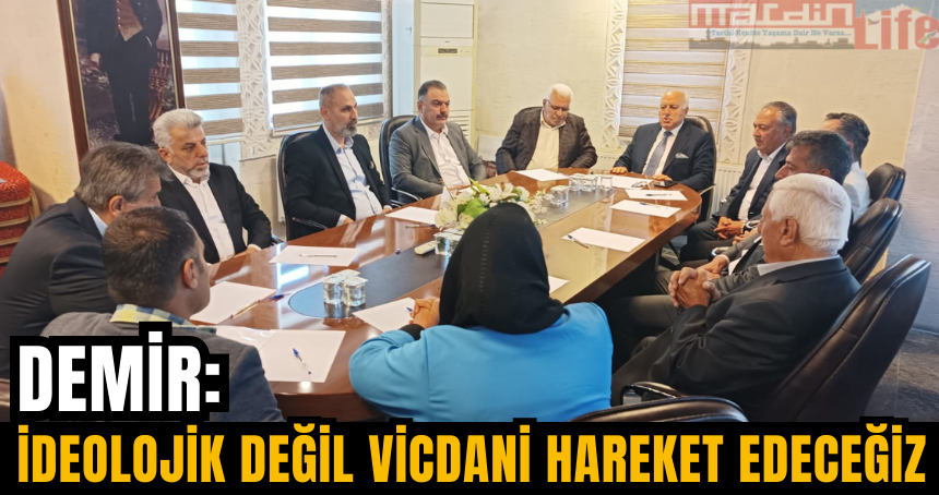 Demir: İdeolojik değil, vicdani hareket edeceğiz