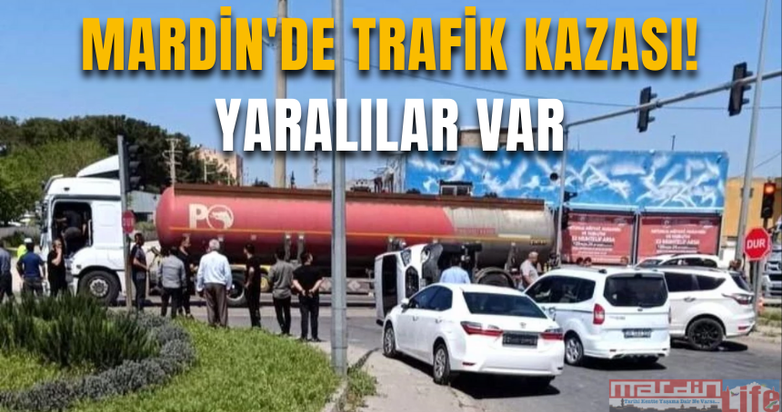 Mardin'de trafik kazası! Yaralılar var