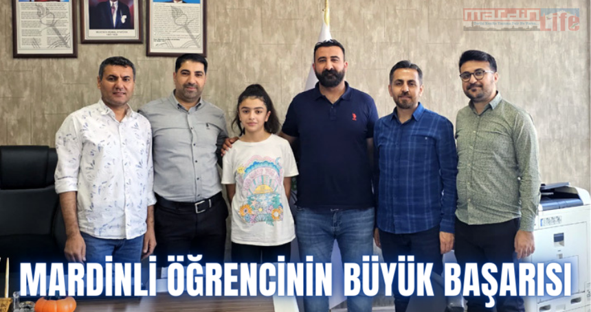 Mardinli öğrencinin büyük başarısı