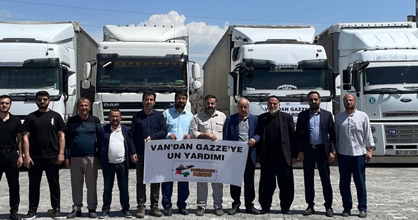 Van’dan Gazze’ye yardım eli: 150 ton un yola çıktı