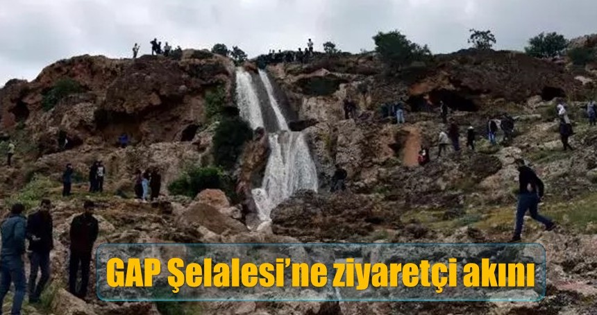 GAP Şelalesi’ne ziyaretçi akını