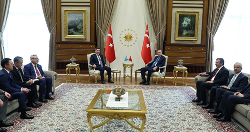 Cumhurbaşkanı Erdoğan, Kazakistan Başbakanı Bektenov ile görüştü 