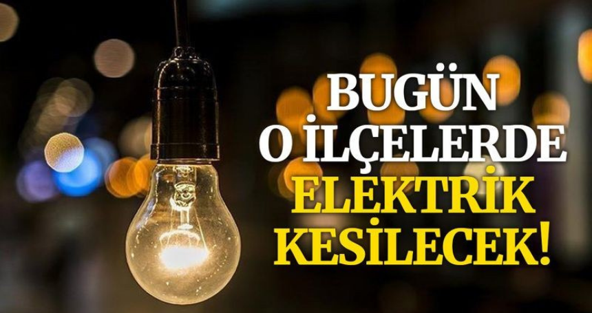 Mardin ve ilçelerde planlı elektrik kesintisi yapılacak!!!