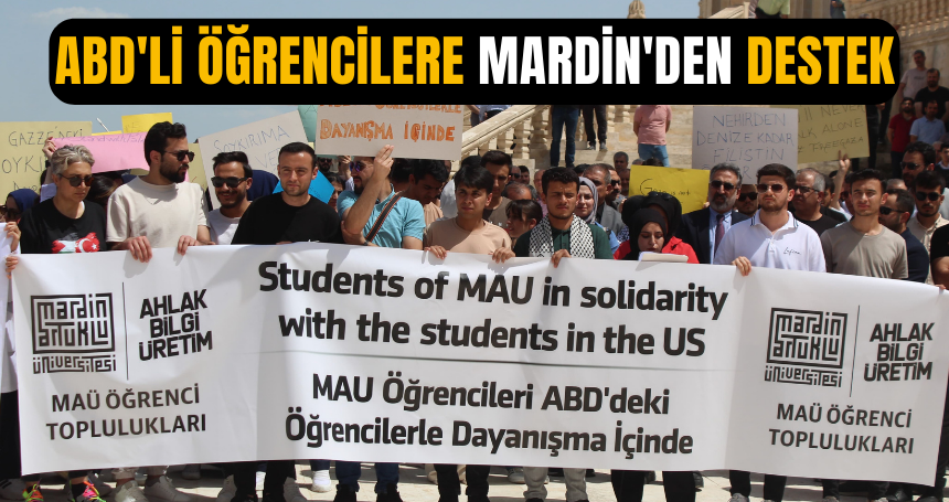 ABD'li öğrencilere Mardin'den destek