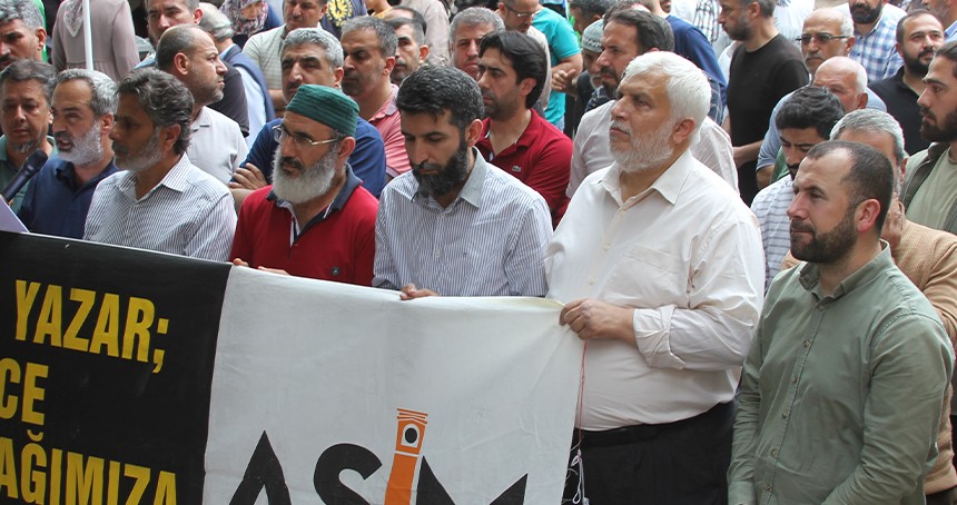 Adana'da siyonist vahşet ASİM tarafından lanetlendi
