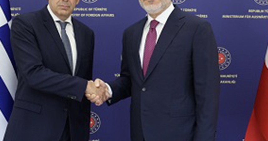 Dışişleri BakanıFidan, Yunan mevkidaşı Yerapetritis ile bir araya geldi