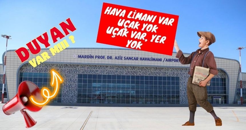 Hava Limanı var, sefer yok, sefer varsa da yer yok!