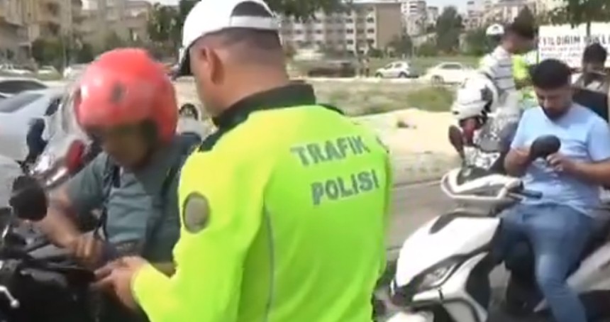 Şanlıurfa'da 1️9️ motosiklet trafikten men edildi