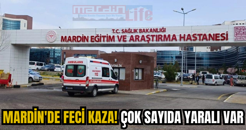 Mardin'de feci kaza! Çok sayıda yaralı var