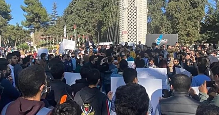 Ürdün'deki üniversite öğrencilerinden Gazze için eylem çağrısı