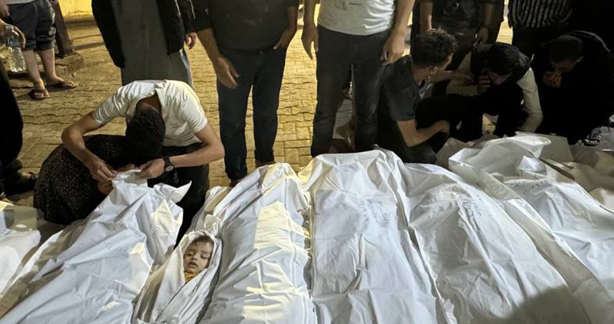 Siyonist rejim kadın ve çocukları vurdu: 22 şehid