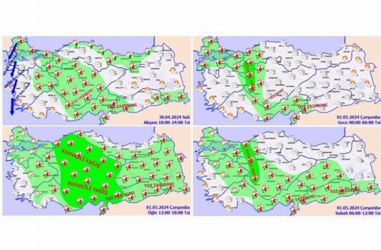 Meteoroloji'den 28 İl İçin Uyarı: Neredeyse tüm yurtta sağanak bekleniyor