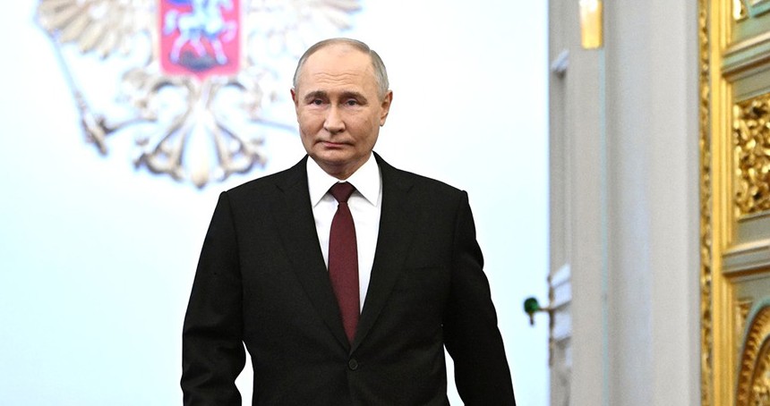 Putin, beşinci kez Rusya Devlet Başkanı oldu