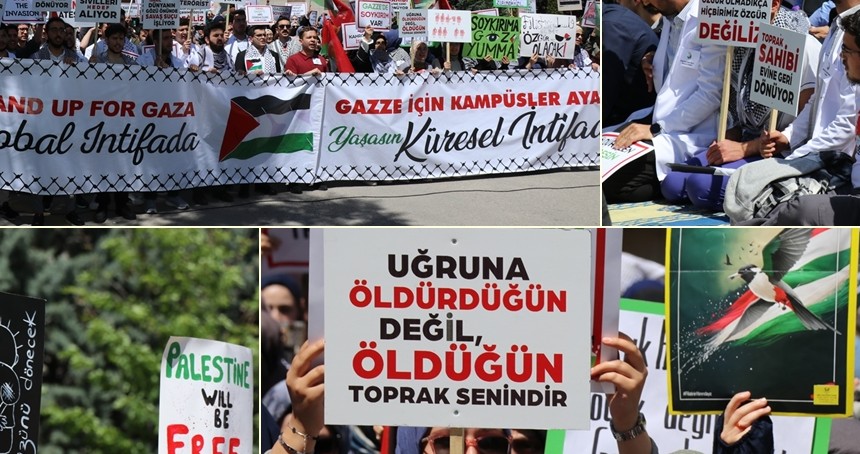 Hacettepe Üniversitesi öğrenci ve akademisyenleri: Soykırım karşısında ayağa kalkmış küresel intifada artık durdurulamaz