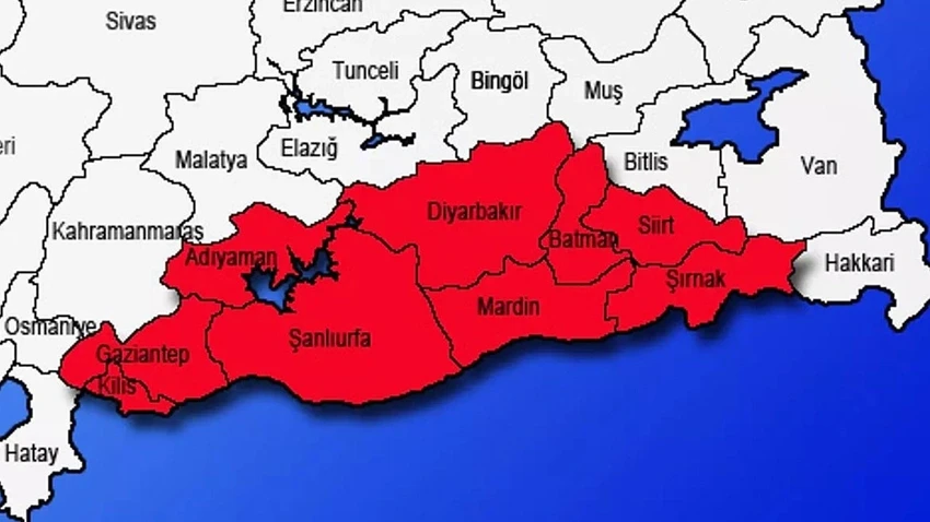 Diyarbakır, Gaziantep, Kilis, Mardin, Siirt, Şanlıurfa ve Şırnak... Geri sayım başladı, 3,2,1 gün sonra kapınızda