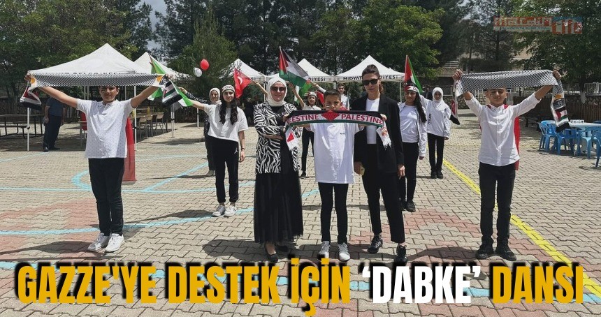 Gazze'ye destek için ‘Dabke’ dansı