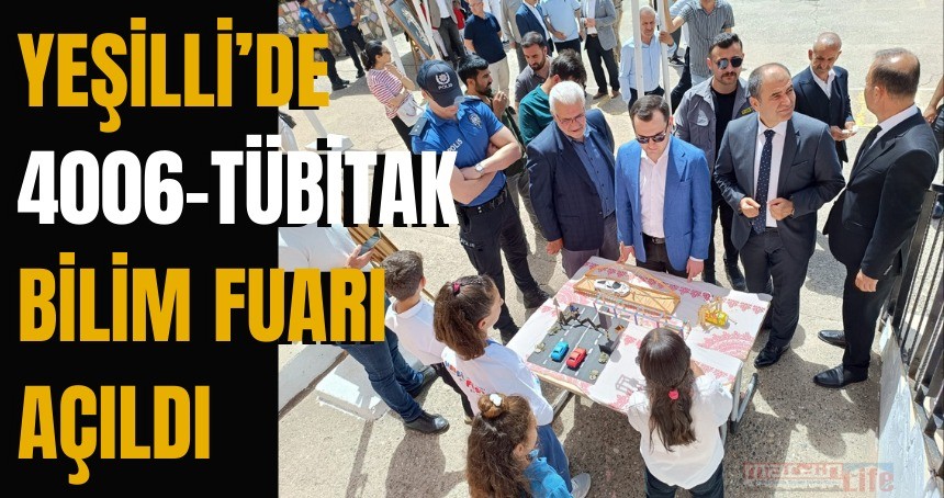 Yeşilli’de 4006-Tübitak Bilim Fuarı açıldı