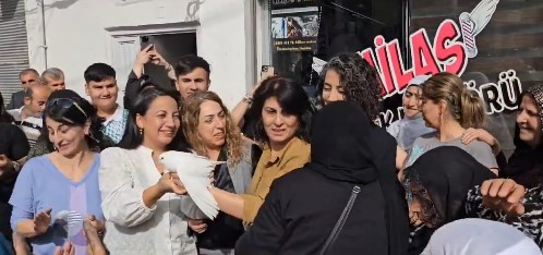 Sara Kaya, tahliyesinin ardından Nusaybin'e döndü