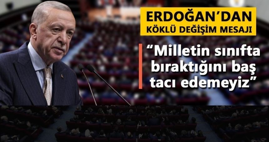 'Milletin sınıfta bıraktığını biz baş tacı edemeyiz'