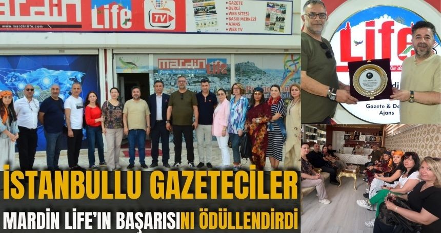İstanbullu Gazeteciler Mardin Life'ın başarısını ödüllendirdi