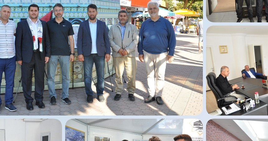 HÜDA PAR Antalya İl Başkanı Durmaz, Alanya ilçesinde ziyaretlerde bulundu