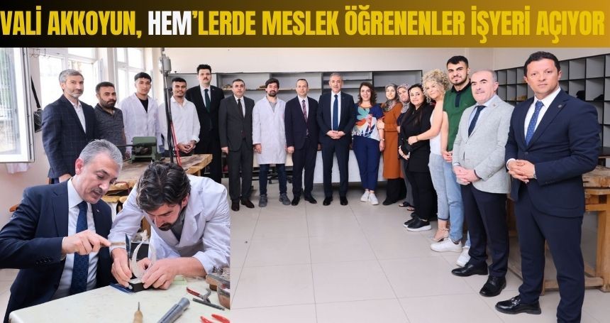 Vali Akkoyun, Artuklu Halk Eğitimi Merkezini ziyaret etti