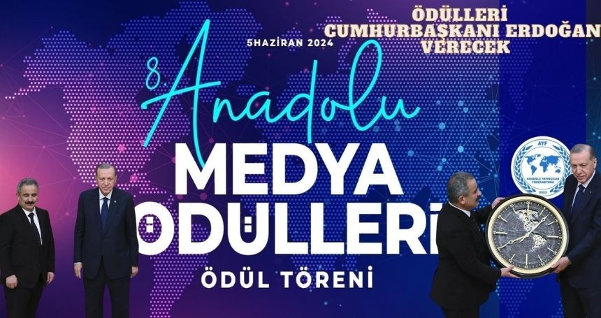 Medya Ödüllerini Cumhurbaşkanı Erdoğan Verecek