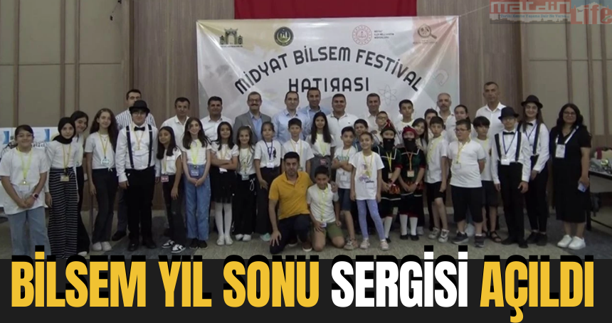 Mardin'de BİLSEM yıl sonu sergisi açıldı