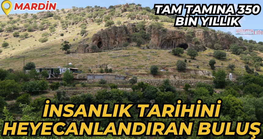 Mardin’de insanlık tarihini heyecanlandıran buluş: Tam 350 bin yıllık