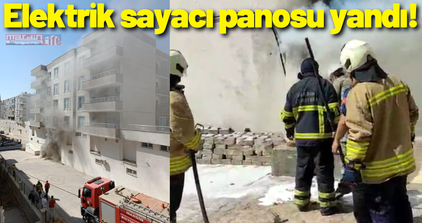 Elektrik sayacı panosu yandı!