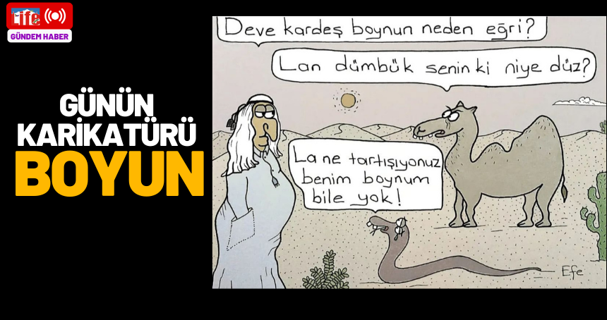 Günün karikatürü: BOYUN