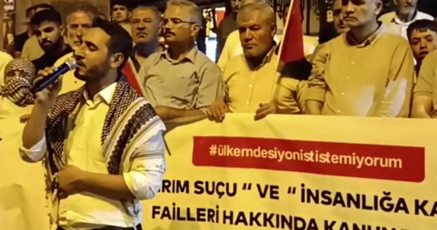 HÜDA PAR Kahta ilçe Teşkilatı, partisinin kanun teklifinin yasalaşması için yürüdü