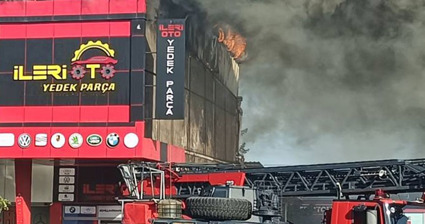 Diyarbakır sanayi sitesinde büyük yangın