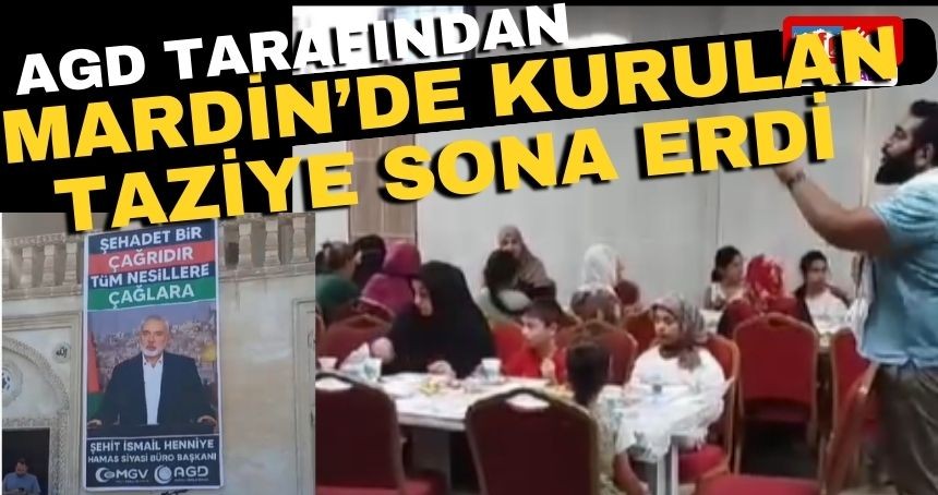 İsmail Haniye İçin kurulan Taziye sona erdi!