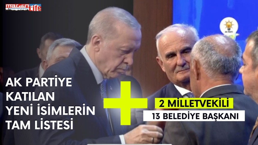 AK Parti'ye 15 yeni katılım gerçekleşti: İşte isim isim tam liste