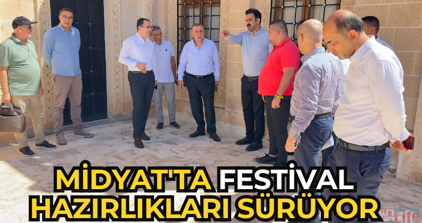 Midyat'ta festival hazırlıkları sürüyor