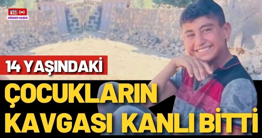Çocuklar arasındaki kavgaya kan bulaştı: 1 ölü