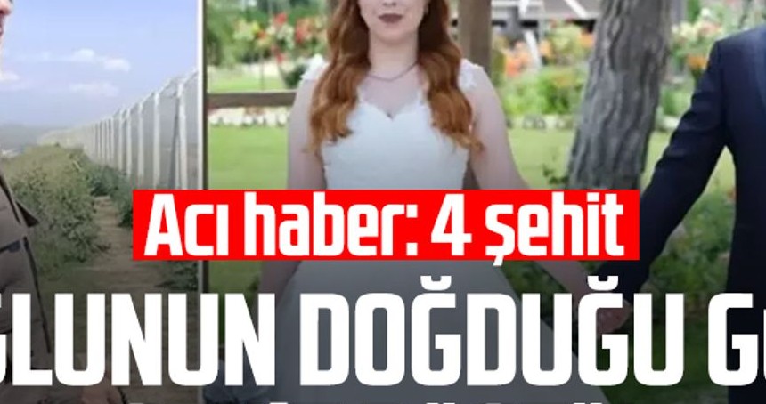 Şehit olduğu gün oğlu dünyaya geldi