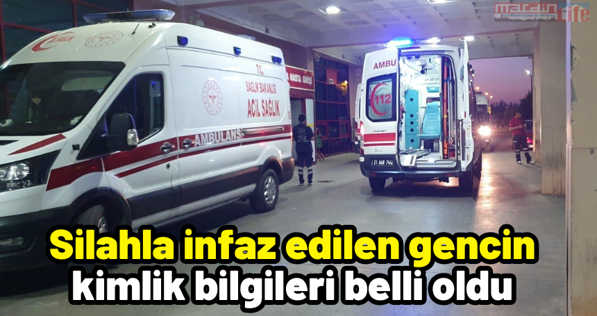 Silahla öldürülen gencin kimlik bilgileri belli oldu
