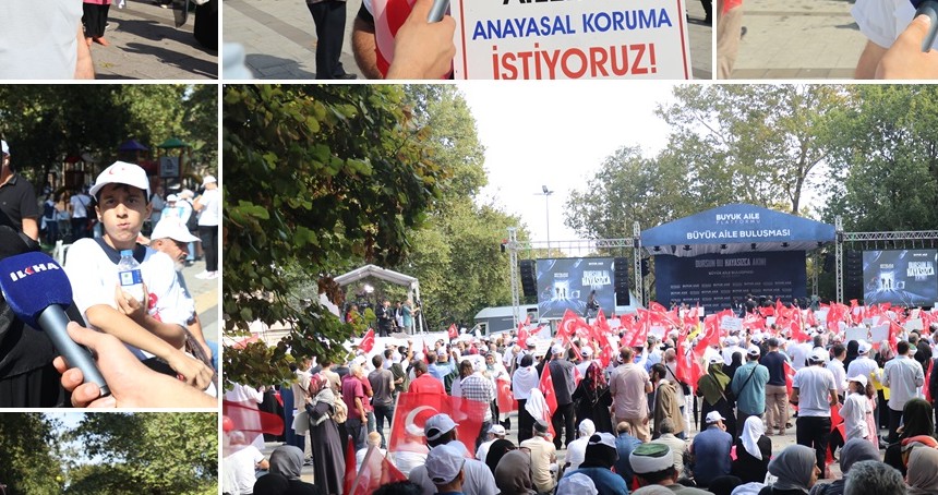 Aileler, sapkınlığa dur demek için Saraçhane'de bir araya geldi