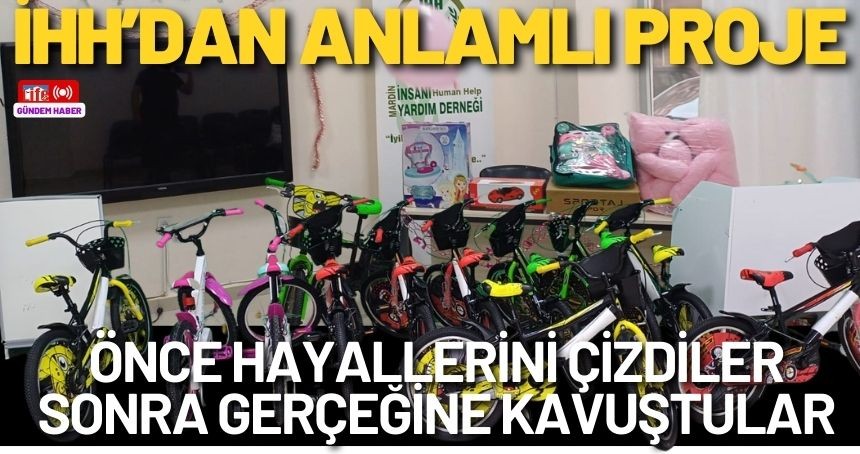Yetim çocuklar önce hayallerini çizdiler, sonra da gerçeğini aldılar!