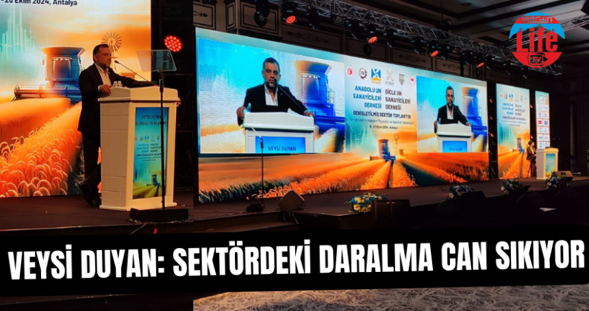 Veysi Duyan: Sektördeki daralma sanayiciye zarar yazıyor!
