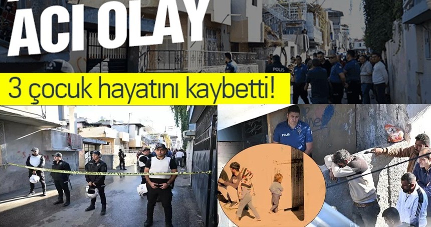 Acı olay: 3 çocuk hayatını kaybetti!