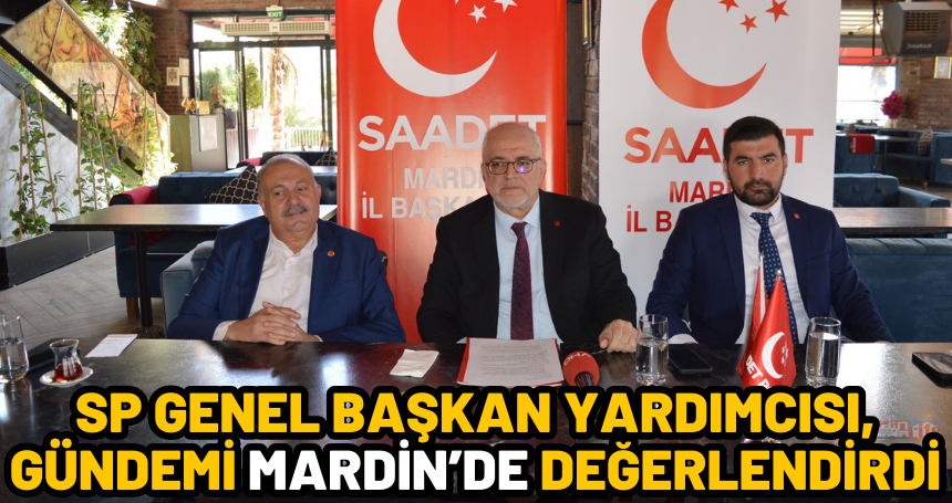 SP Genel Başkan Yardımcısı, gündemi Mardin’de değerlendirdi