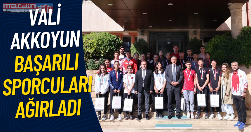 Vali Akkoyun Başarılı Sporcuları Ağırladı