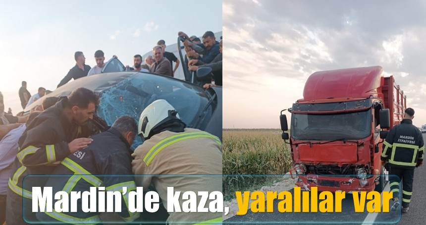 Mardin’de kaza, yaralılar var