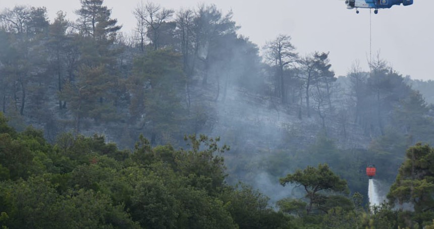 Hatay'daki orman yangını kontrol altına alındı