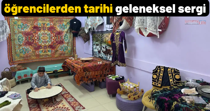 Mardin’de ilkokul öğrencilerinden tarihi geleneksel sergi